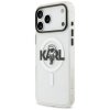 Etui Karl Lagerfeld IML Karl Sketch Logo MagSafe do iPhone 17 Pro Max przezroczysty